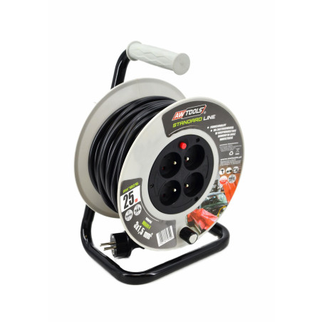 GARDEN CABLE REEL ON PVC DRUM 25m 3x1,5mm 