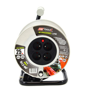 PRZEDŁUŻACZ BĘBEN STANDARD 25m 3x1,5 mm 16A / 3680W