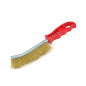 CRIMPED BRASS WIRE HAND BRUSH 250mm