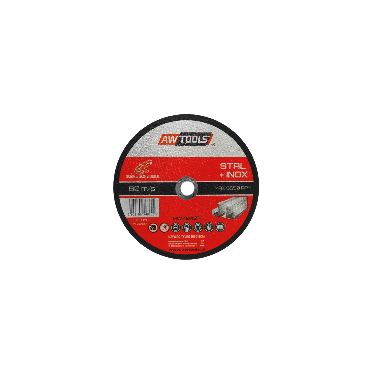 METAL INOX CUTTING DISC 115*1,0mm