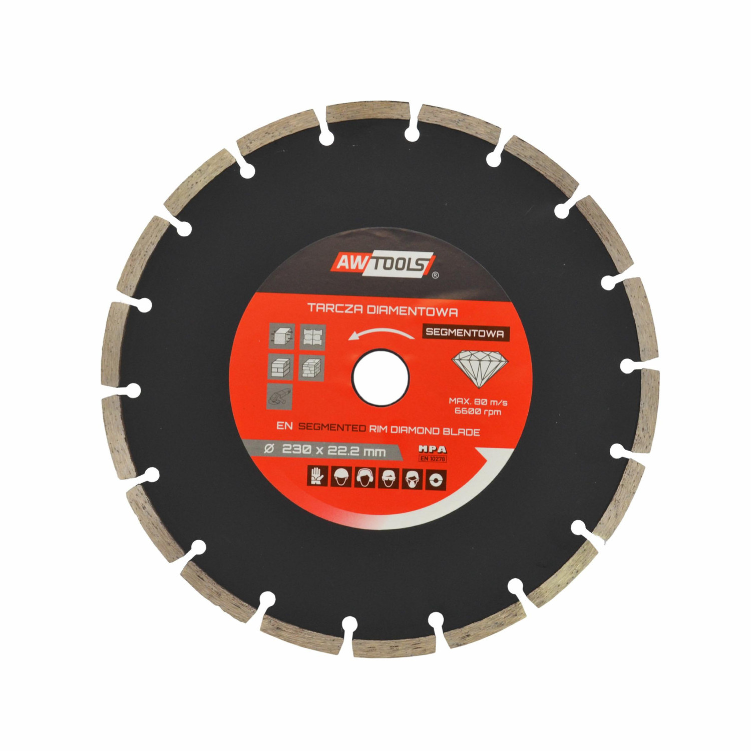 SEGMENTED DIAMOND BLADE 115x22.2mm
