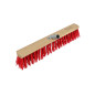 NYLON BRISTLE WOODEN BROOM HEAD 60cm