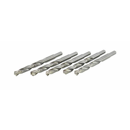 HSS-G METAL TWIST DRILL BIT SET 18.0mm/ 5pcs/ REDUCED SHANK