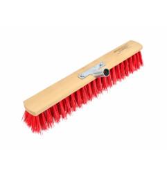 NYLON BRISTLE WOODEN BROOM HEAD 50cm