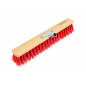 NYLON BRISTLE WOODEN BROOM HEAD 60cm