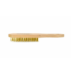 4-ROW STEEL WIRE HAND BRUSH 280mm