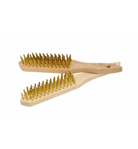 STEEL WIRE HAND BRUSH 5-ROW 280mm
