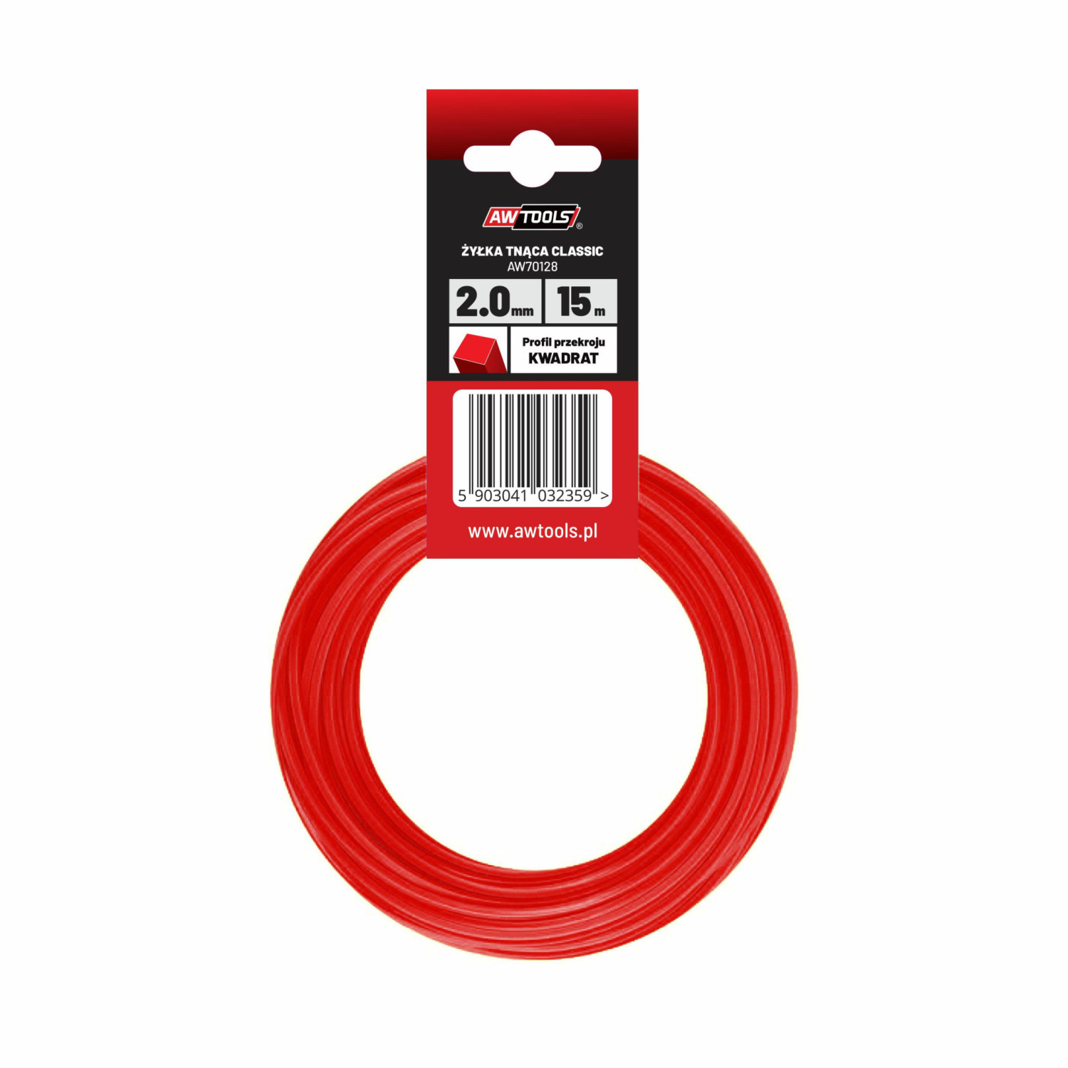 SQUARE TRIMMER LINE CLASSIC 2.0x15m SQUARE TRIMMER LINE CLASSIC 2.0x15m