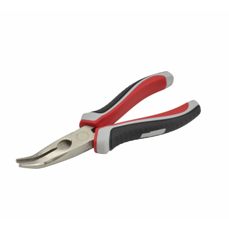 LONG NOSE BENT PLIERS 160mm w/ TPR HANDLE