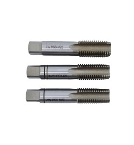 HAND TAP SET HSS M2 M8x1.00mm 3pcs