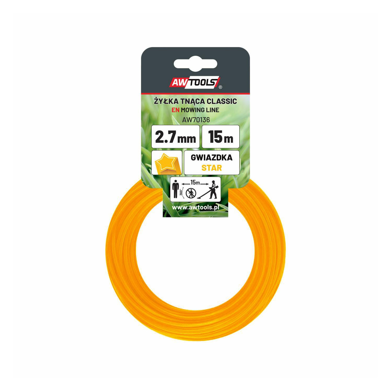 STAR TRIMMER LINE CLASSIC 2.4x15m