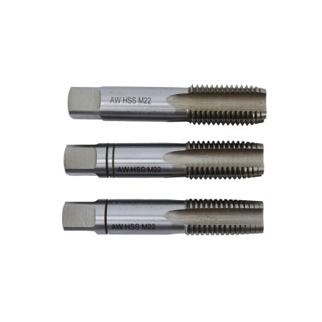 HAND TAP SET HSS M2 M16x2.00mm 3pcs
