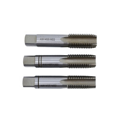 HAND TAP SET HSS M2 M18x2.50mm 3pcs