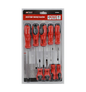 SCREWDRIVER SET 5xSL+4xPH 9pcs 