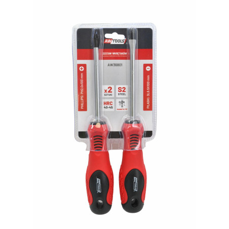 SCREWDRIVER SET 1xSL+1xPH 2pcs 