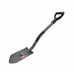 MINI POINTED SHOVEL/ STEEL SHAFT & D-GRIP 17x24cm