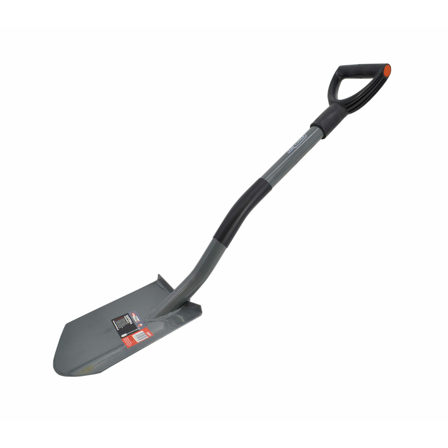 MINI POINTED SHOVEL/ STEEL SHAFT & D-GRIP 17x24cm