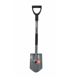 MINI POINTED SHOVEL/ STEEL SHAFT & D-GRIP 17x24cm