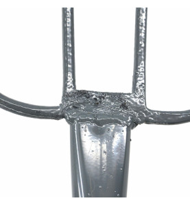 STEEL GARDEN FORK WITH D-GRIP 19x32cm