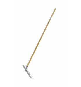 14-TINE RAKE/ WOODEN SHAFT