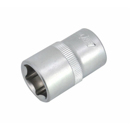 NASADKA 6-KĄTNA 1/2" KRÓTKA 15mm BLACK LINE