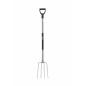 STEEL GARDEN FORK WITH D-GRIP 21x32cm STEEL GARDEN FORK WITH D-GRIP 21x32cm