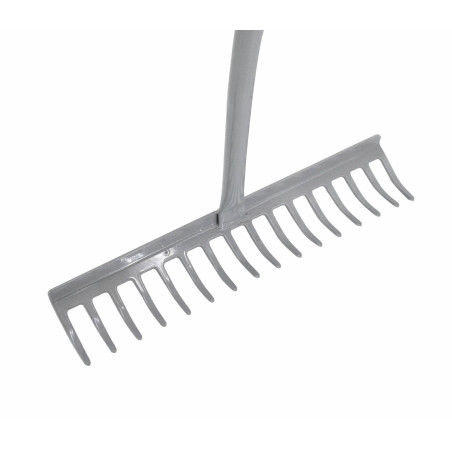 16-TINE ERGONOMIC PROFILE STEEL GARDEN RAKE