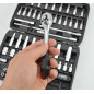 1/4" SOCKET & RATCHET WRENCH SET 56pcs/ BLACK LINE