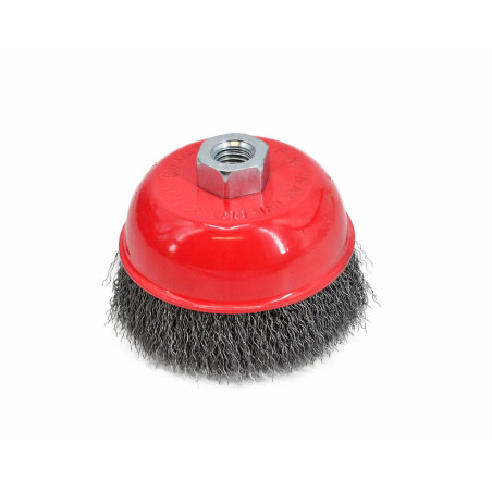 STEEL CRIMPED WIRE CUP BRUSH 75mm M14