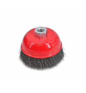 STEEL CRIMPED WIRE CUP BRUSH 75mm M14