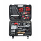 1/4" 1/2" SOCKET & RATCHET WRENCH SET 122pcs/ BLACK LINE