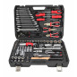 1/4" 1/2" SOCKET & RATCHET WRENCH SET 122pcs/ BLACK LINE