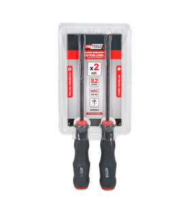 STRIKING CAP GO-THROUGH SCREWDRIVER SET 2pcs 1xSL+1xPH 