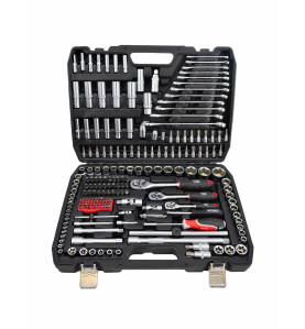 ZESTAW KLUCZY 216el 1/2"/3/8"/1/4" BLACK LINE