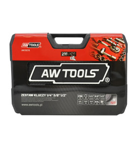 ZESTAW KLUCZY 216el 1/2"/3/8"/1/4" BLACK LINE