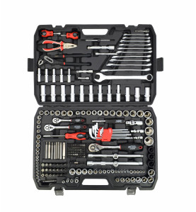 ZESTAW KLUCZY 225el 1/2"/3/8"/1/4" BLACK LINE