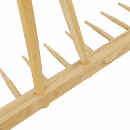 12-TINE WOODEN HAKE RAKE
