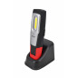 RECHARGEABLE LED INSPECTION LAMP w/ CHARGING STATION PRO TECH 600LM BLACK LINE