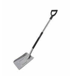 STEEL COAL SHOVEL WITH D-GRIP 20x27cm