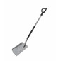 STEEL COAL SHOVEL WITH D-GRIP 20x27cm
