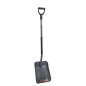 STEEL COAL SHOVEL WITH D-GRIP 23x27cm