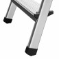 ALUMINIUM DOUBLE-SIDED STEP STOOL LADDER 2x5 125kg