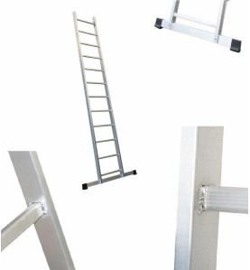 ALUMINIUM LEANING LADDER 1x14 150kg