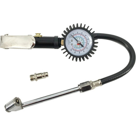 AIR TYRE INFLATING GUN w/ PRESSURE GAUGE TY-20