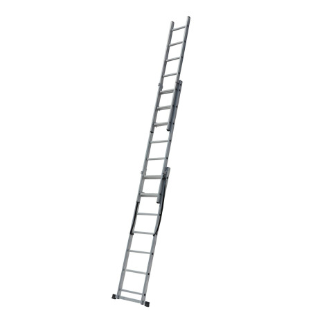 ALUMINIUM TRIPLE EXTENSION MULTI-PURPOSE LADDER 3x8 150kg
