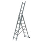 ALUMINIUM TRIPLE EXTENSION MULTI-PURPOSE LADDER 3x9 150kg