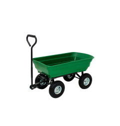 GARDEN TIPPING TROLLEY CART 75L 200kg