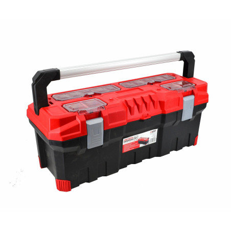 PRO TOOLBOX w/ ALU HANDLE/ REMOVABLE TRAY & LID ORGANISERS 30" 75.2x30x30.4cm 