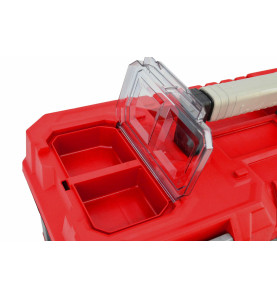 PLASTIC PRO TOOLBOX w/ LID ORGANISERS 22" 55.4x28.6x27.6cm