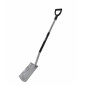 STEEL GARDEN SPADE WITH D-GRIP 19x29cm